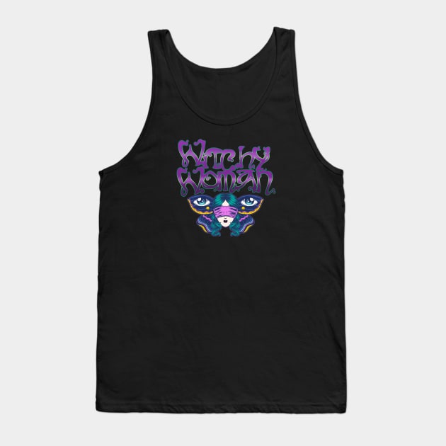 Mystical, Magical, Witchy Woman Tank Top by LittleBunnySunshine